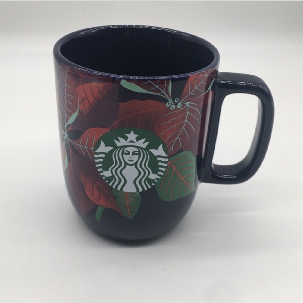 Limited Edition Starbucks Holiday 2020 Christmas Poinsettia Ceramic Mug 12 Oz